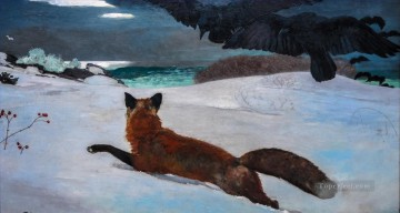 100 Great Art Painting - Winslow Homer The Fox Hunt